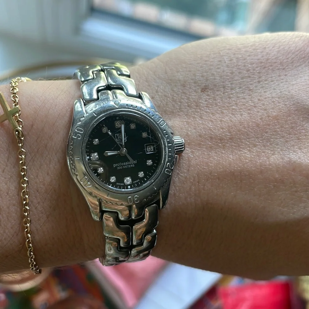 Tag Heuer Link Black Diamond Dial Eomen’s Watch BA0561